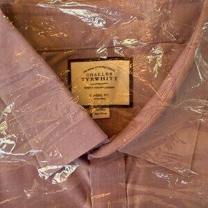 Charles Tyrwhitt Classic Fit Non-Iron Dress Shirt 18/36 Lavender Purple
